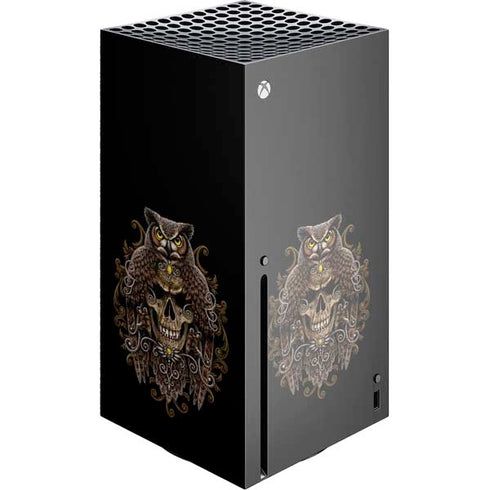 Skull and Owl by Sarah Richter Xbox Series X Skins
